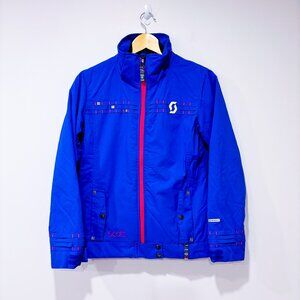SCOTT Blue Pink Winter Ski Jacket Warm Insulated Coat | X-Small *